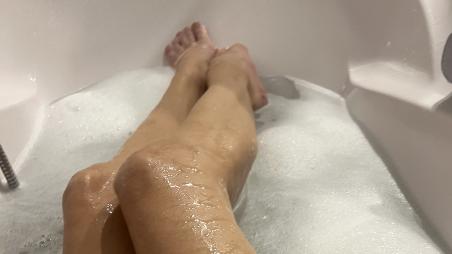 Bade Spaß mit mir selber