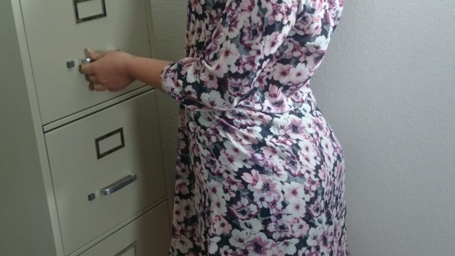 In meinen Büro zieht es mich zu Boden