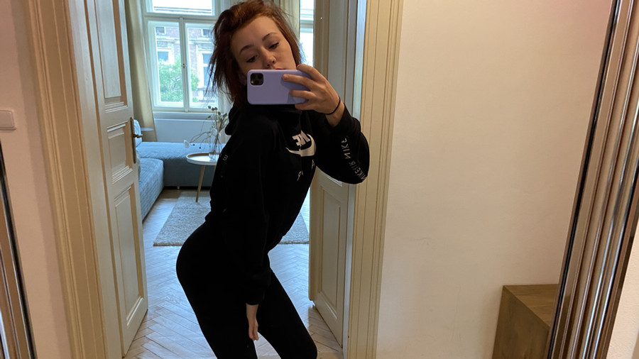 Nach dem Sport eine kleine Selfie Session