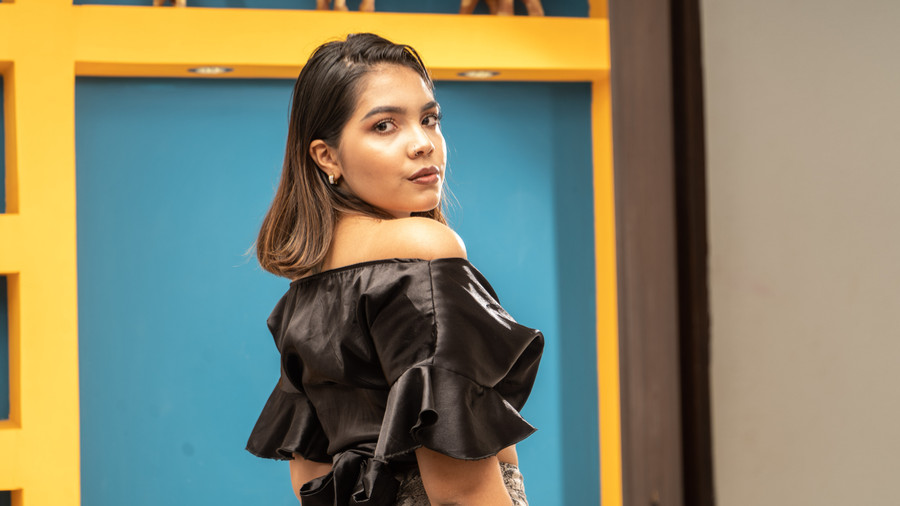 Eine klasse Mädchen.