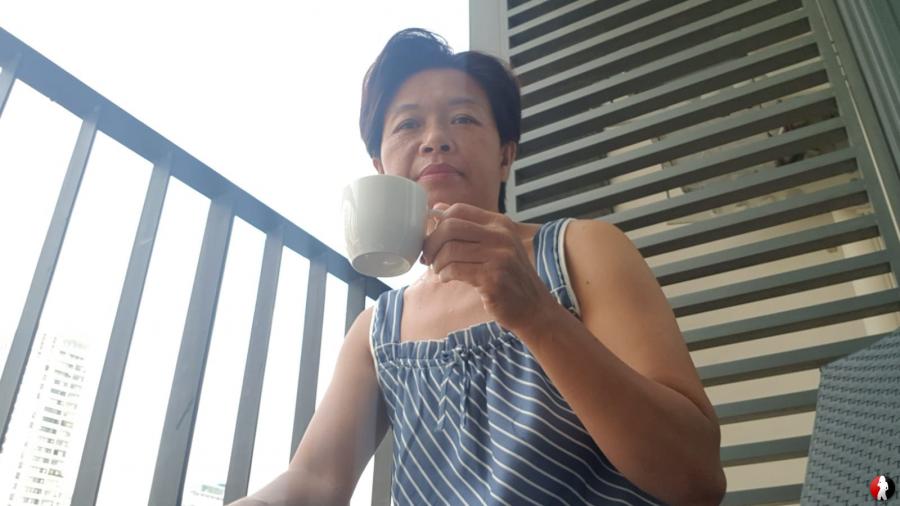 Kaffee am Morgen vertreibt Kummer und Sorgen