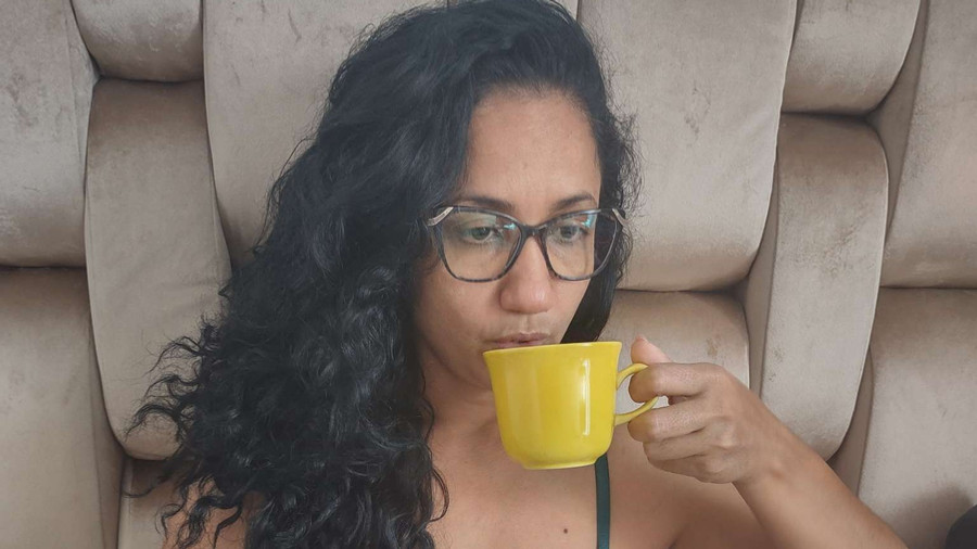 Ich trinke meinen Lieblingskaffee.