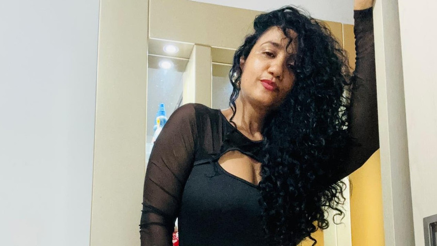 sexy in meinem schwarzen Body