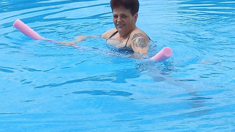 Eine schöne Zeit im Pool