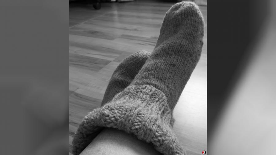 Wolle auf nackter Haut