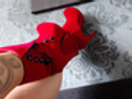 Sexy Stiefelletten in rot