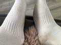 Getragene Socken