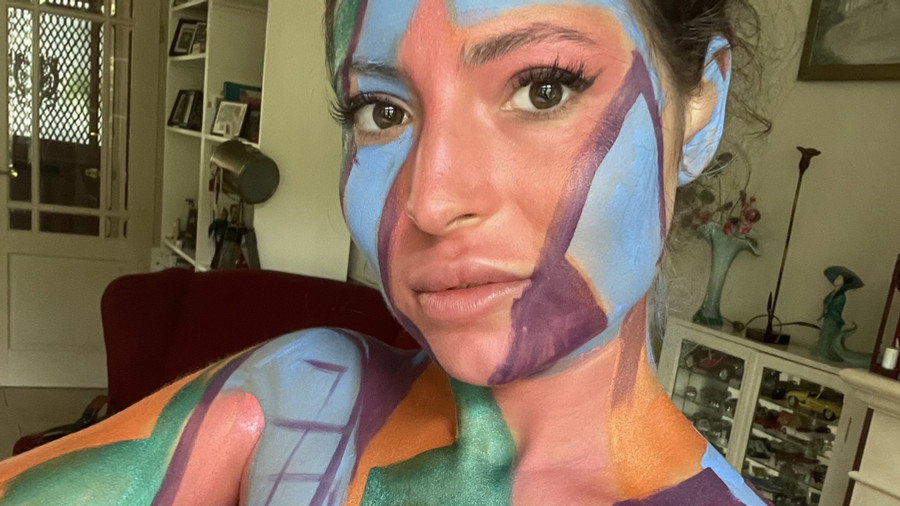 Bodypainting-Modell