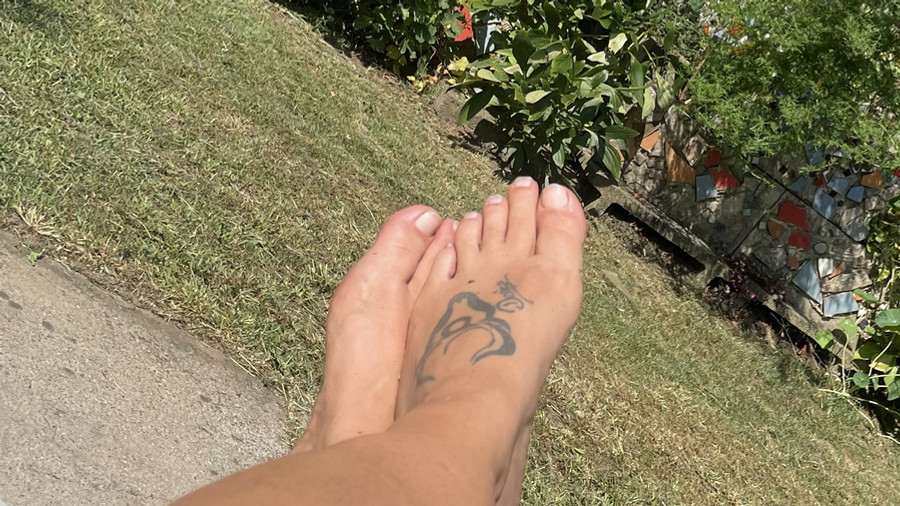 Zarte Füße, endlose Beine Ein Fest für Fußliebhaber