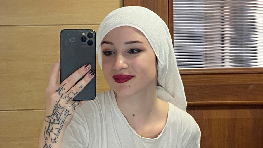 Komme gerade frisch aus der Dusche