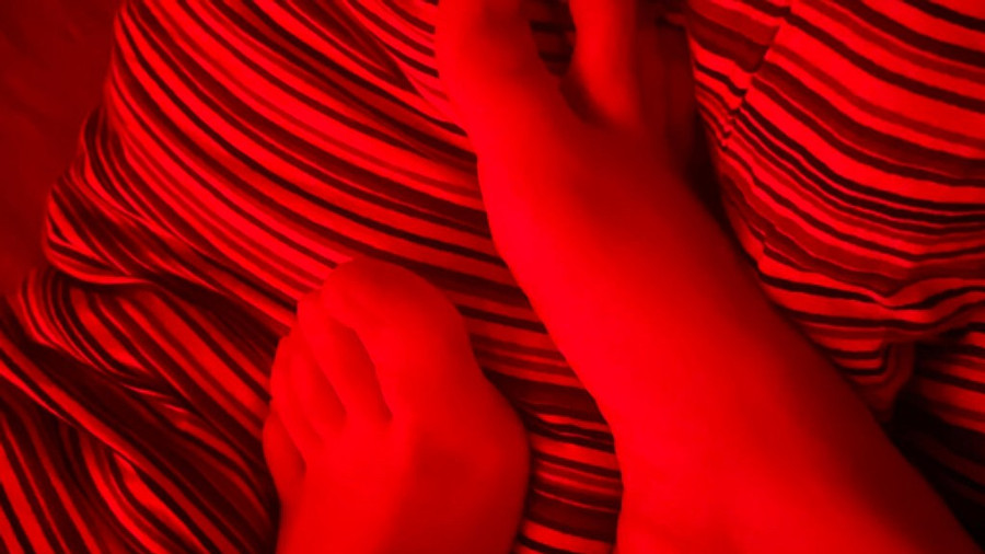 Fußbilder eincremen