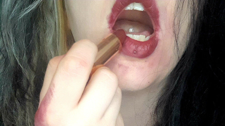 Verschmierter L****nstift