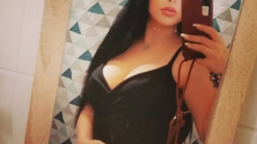 Einfach etwas haut Zeigen