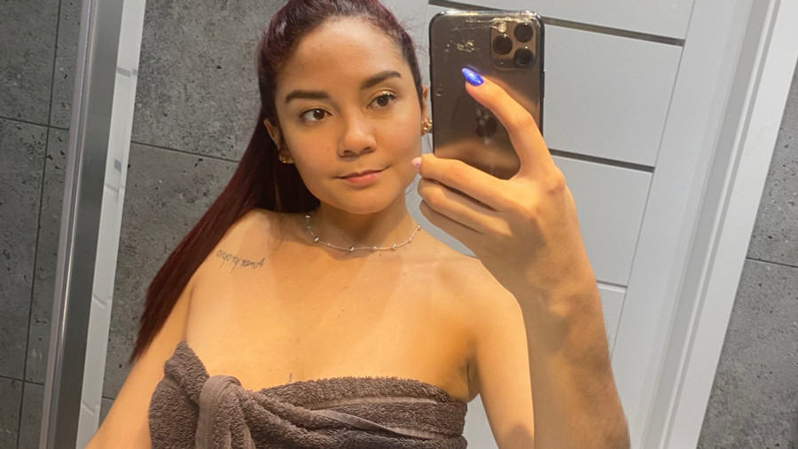 Allein unter der Dusche..