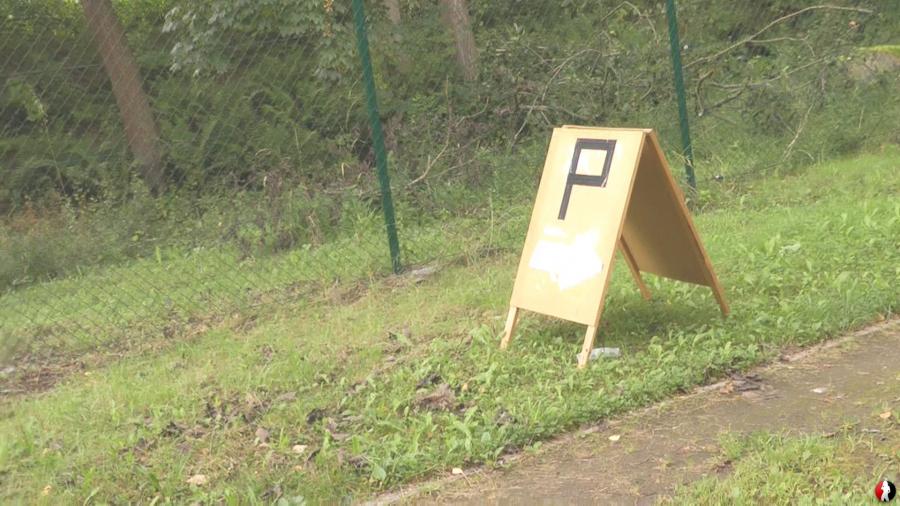 Auf dem Schützenfest Parkplatz