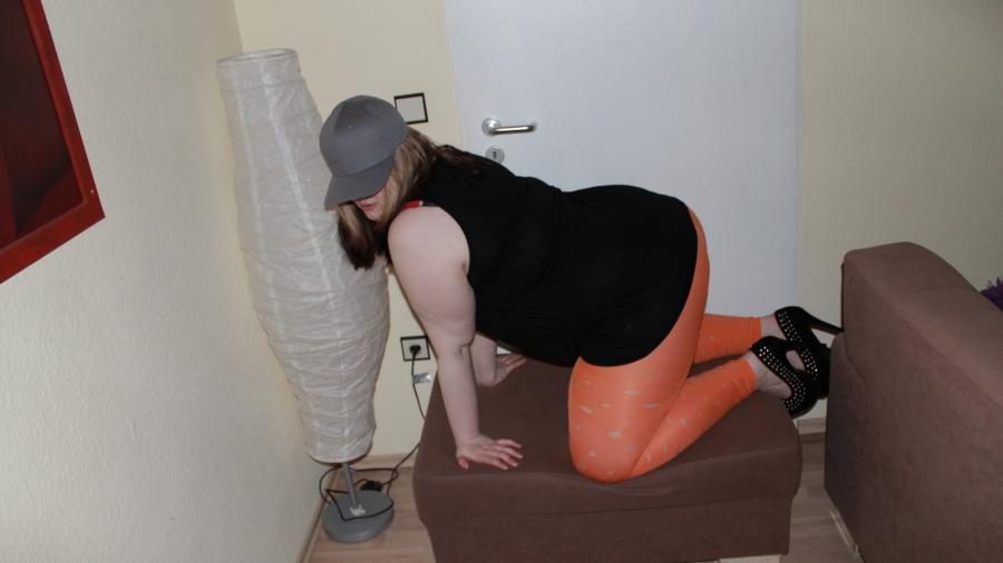 Mit neuer Leggings & Highheels