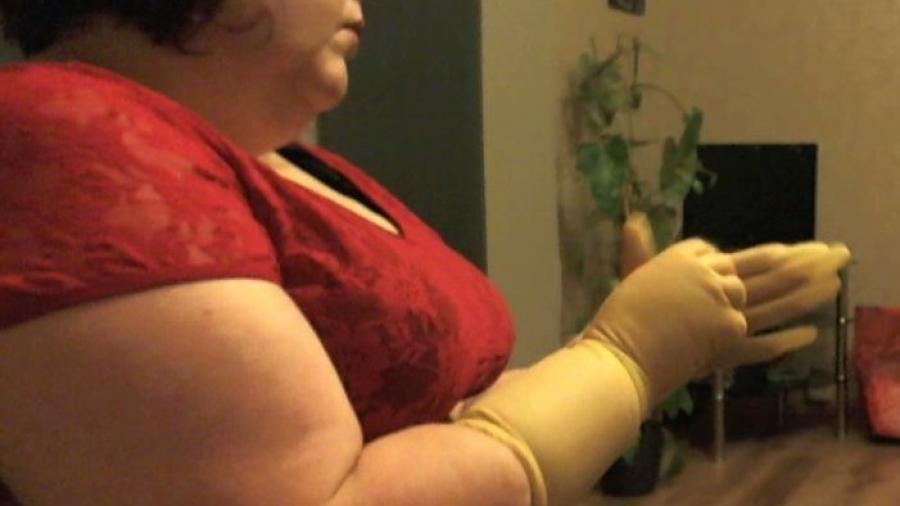 Lange Latex Handschuhe 3