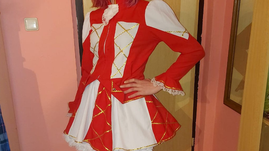 Tanja ist das erste mal vor der Kamera