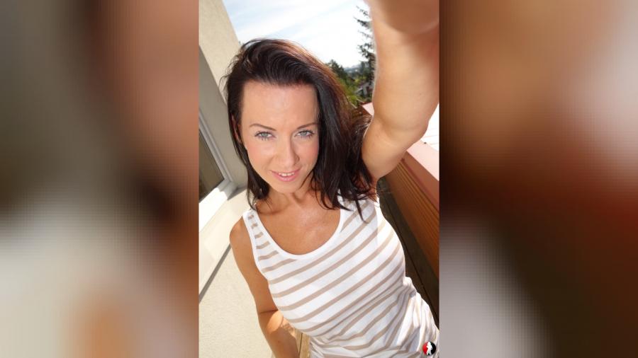 Draußen auf der Terrasse