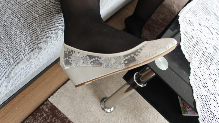 High heels und Ballarina...Schuh Fetisch.........!!!!