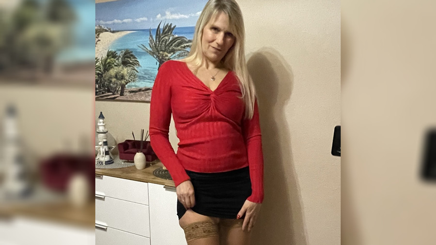 Sexy in a mini skirt