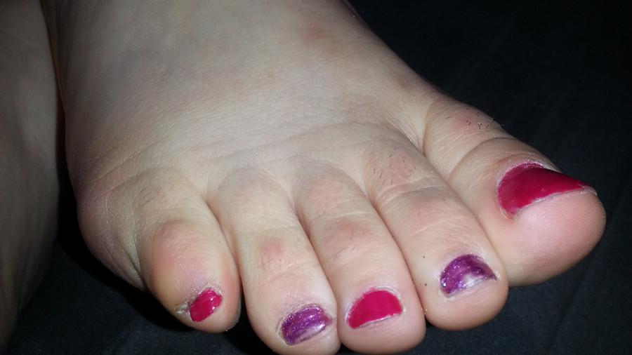 Mein erstesmal Fußshooting